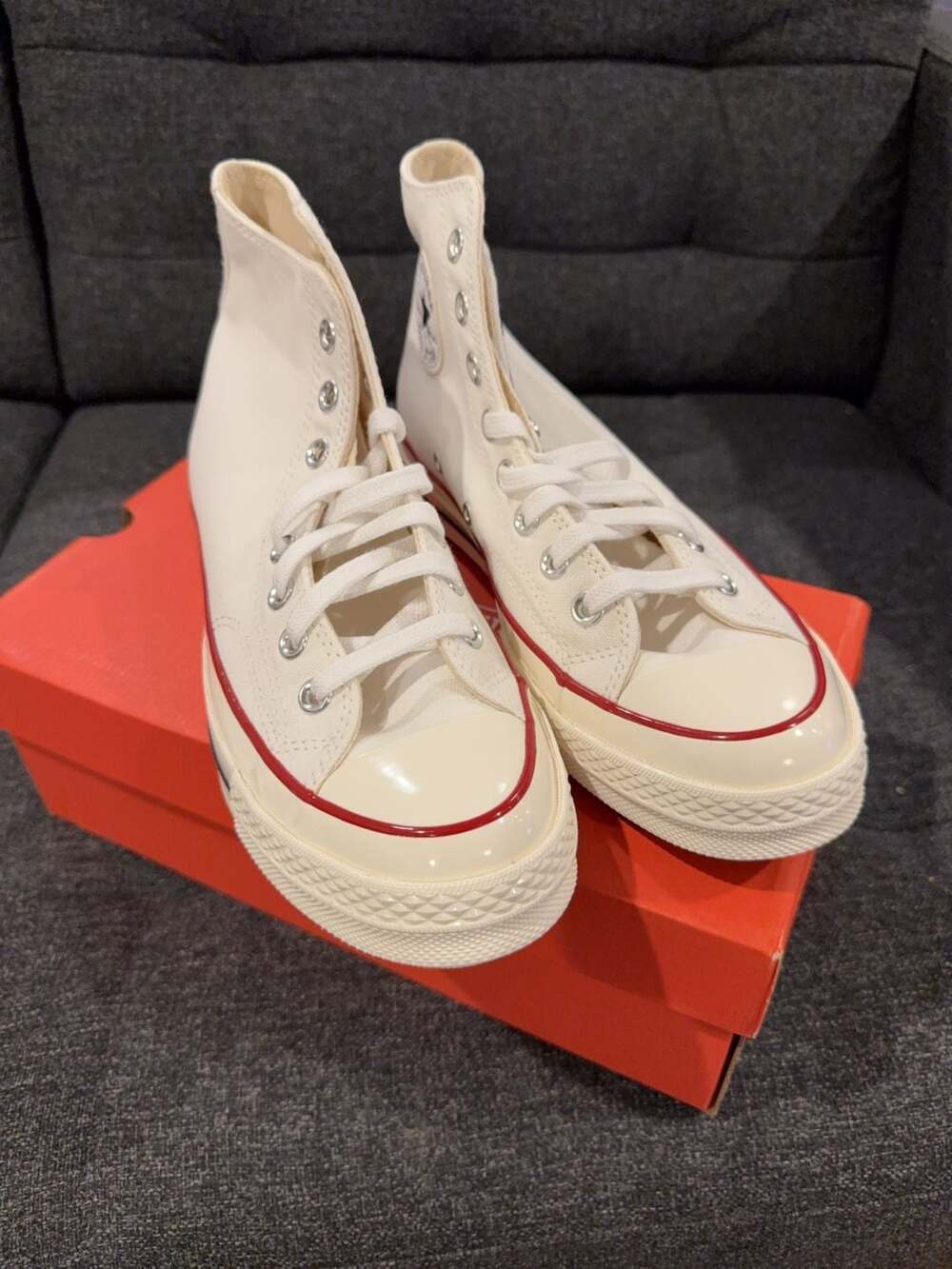 Converse Chuck Taylor 70s High Top Sneakers Parchment Size 8 Men/10 Women - Picture 7 of 9